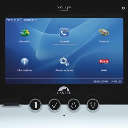 Moniteur de réception audio vidéo Full IP/SIP CASTEL