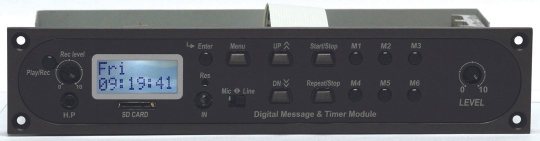 Lecteur / enregistreur numérique 6 messages avec port micro SD