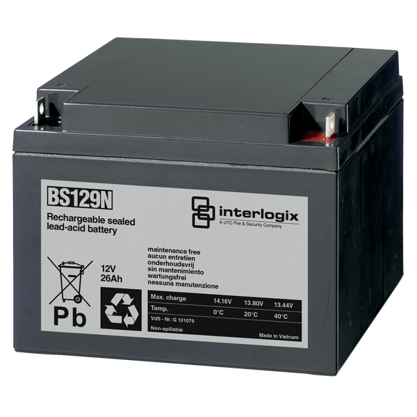BS129N Batterie rechargeable 12Vcc 26,0Ah UTC Carrier